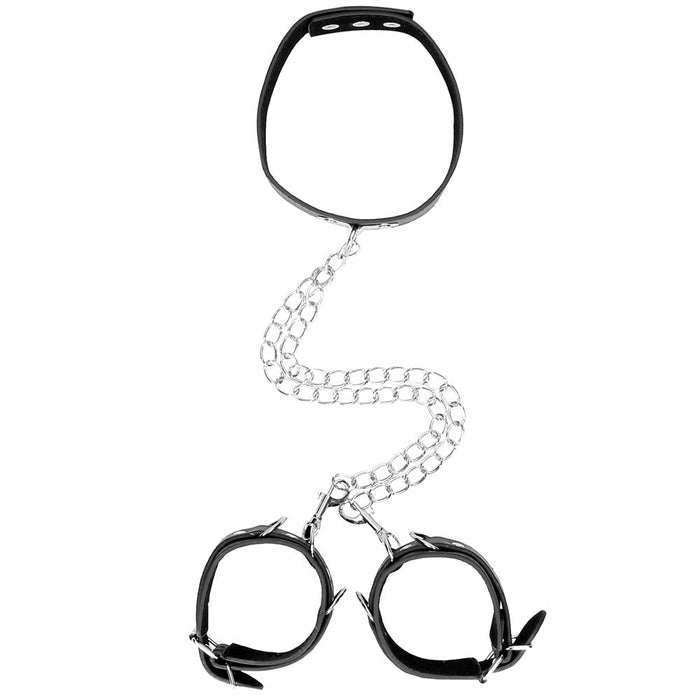 Black & White Collar with Wrist Cuffs