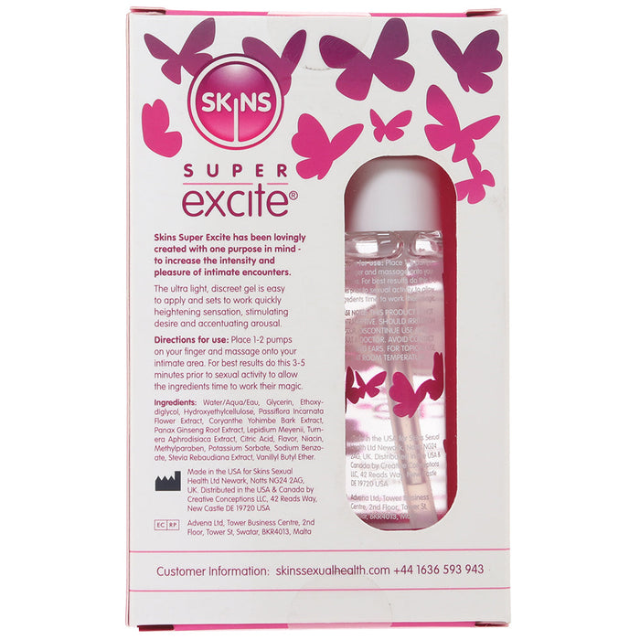 Skins Super Excite Clitoral Stimulation Gel in 1oz/30ml