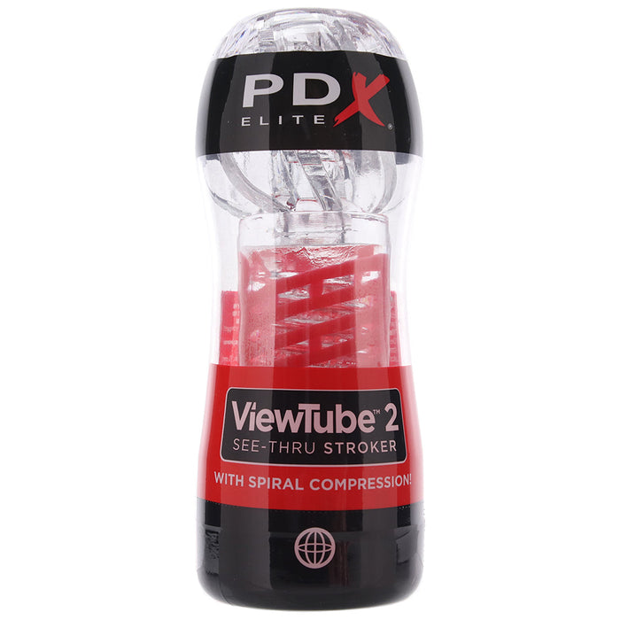 PDX Elite ViewTube 2 See-Thru Stroker