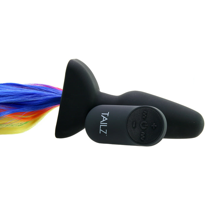 Tailz Rainbow Pony Vibrating Anal Plug