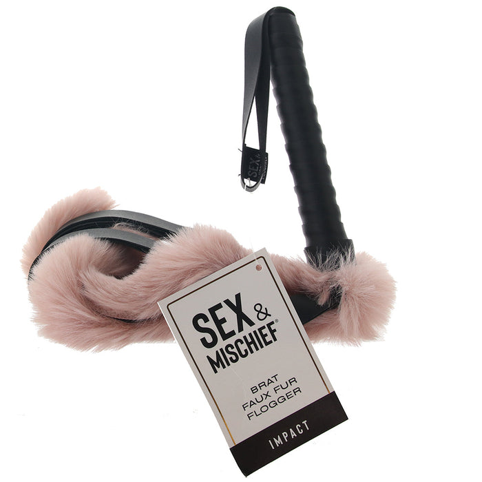 Sex & Mischief Brat Faux Fur Flogger