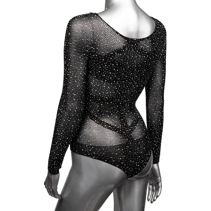 Radiance Long Sleeve Black Body Suit XL