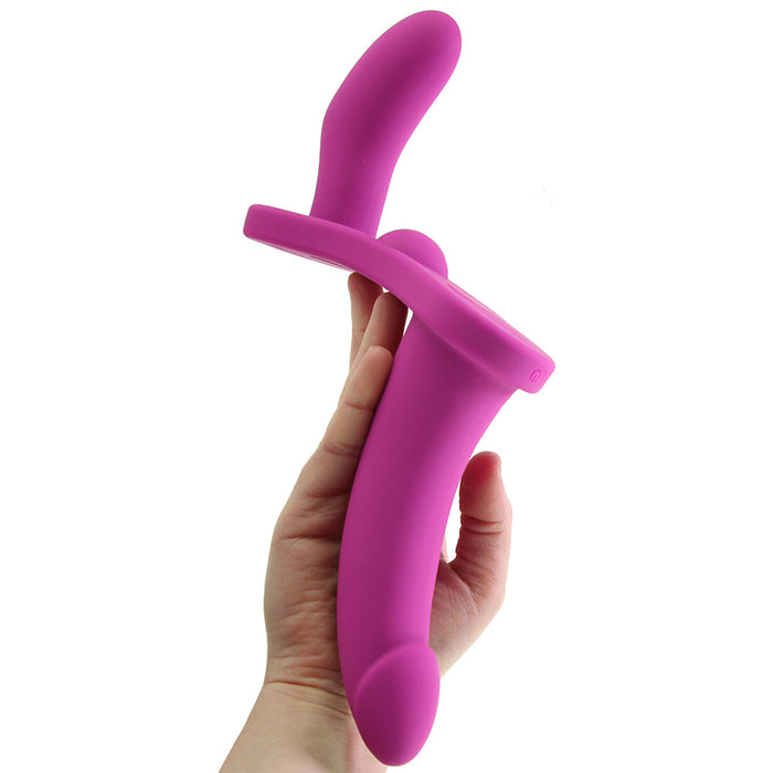 Strap U Double Take Vibrating Dildo & Harness