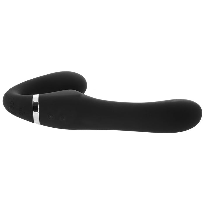 Strap U Mighty Rider Strapless Strap-On Vibe in Black