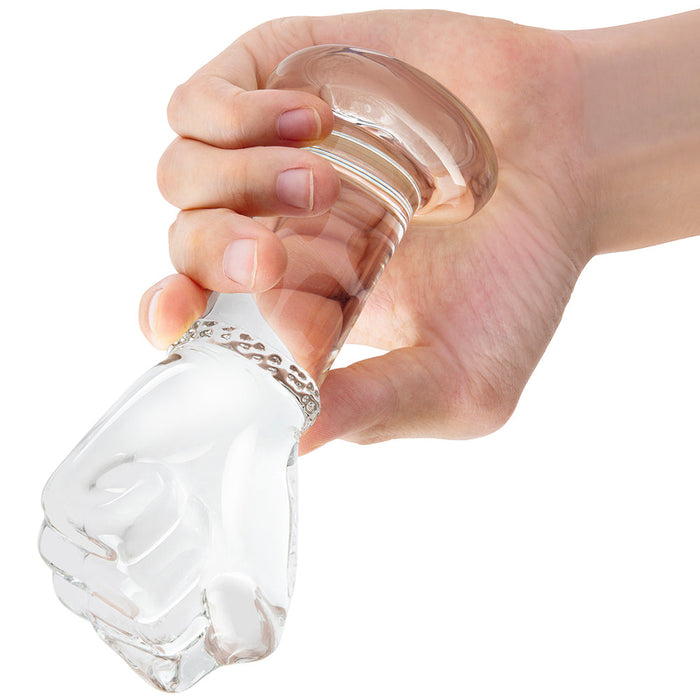 gläs 5 Inch Glass Fist Butt Plug