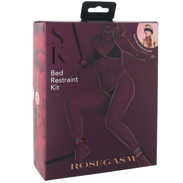 Secret Kisses Rosegasm Bed Restraint Kit