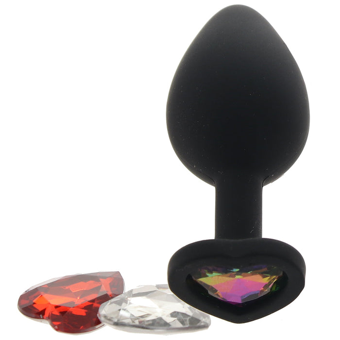 Glams Xchange Heart Gem Butt Plug in Medium