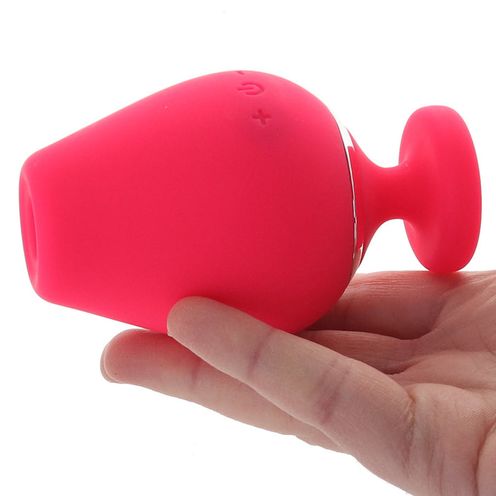 Vino Rechargeable Vibrating Sonic Vibe in Pink