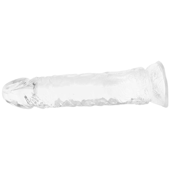 King Cock 8 Inch Dildo in Clear