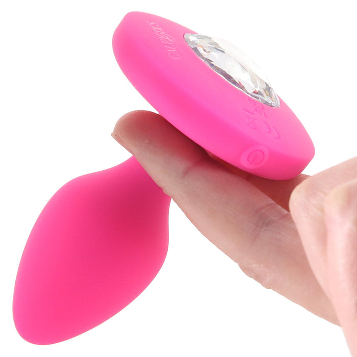 Cheeky Gems Medium Vibrating Probe in Pink