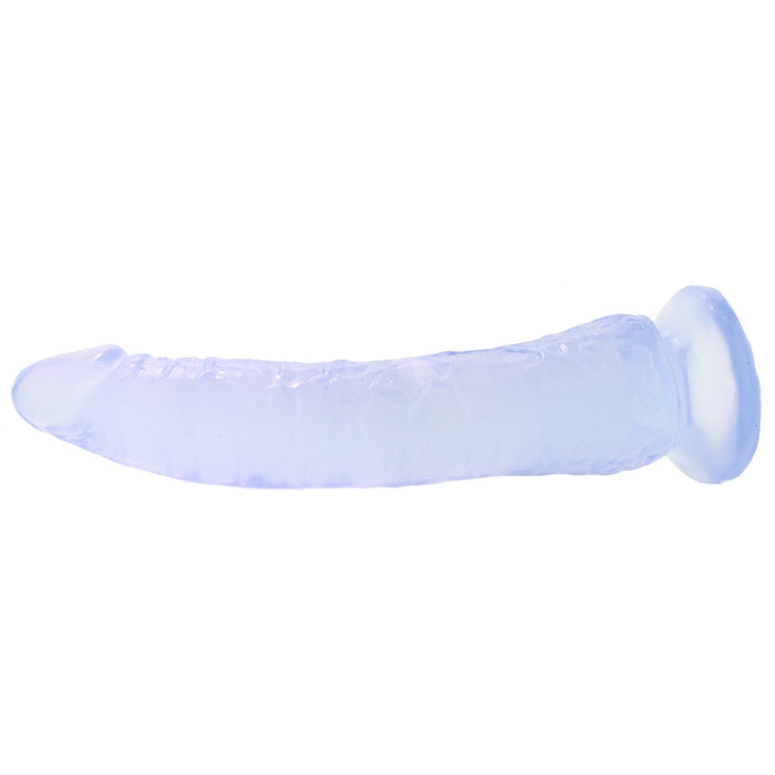 Basix Slim 7 Inch Dildo in Clear