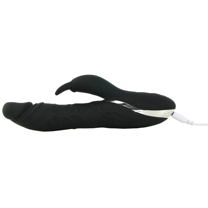 Surenda Silicone Rabbit Lover Vibe in Black