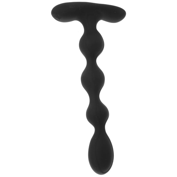 Eclipse Slender Vibrating Anal Beads in Black