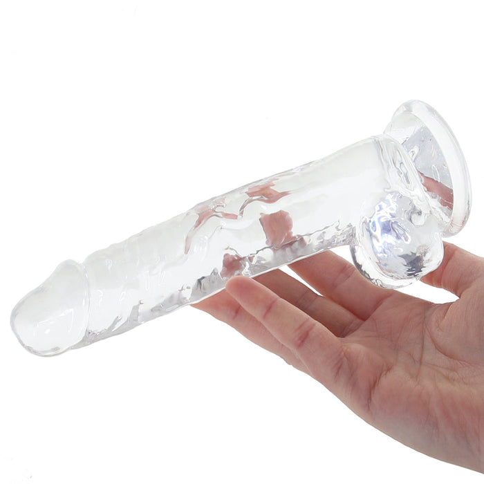 Naturally Yours 7 Inch Crystalline Dildo in Clear