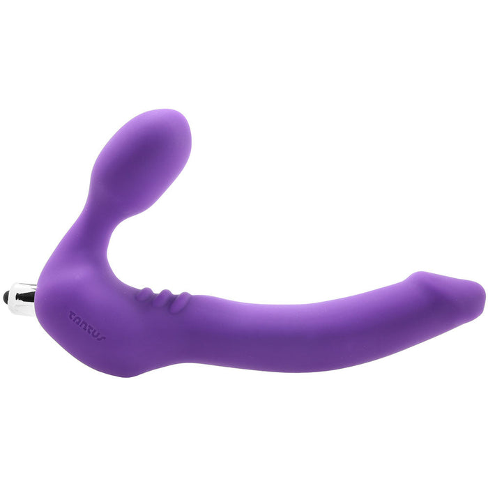 Strapless Original Double Vibrating Dildo in Violet