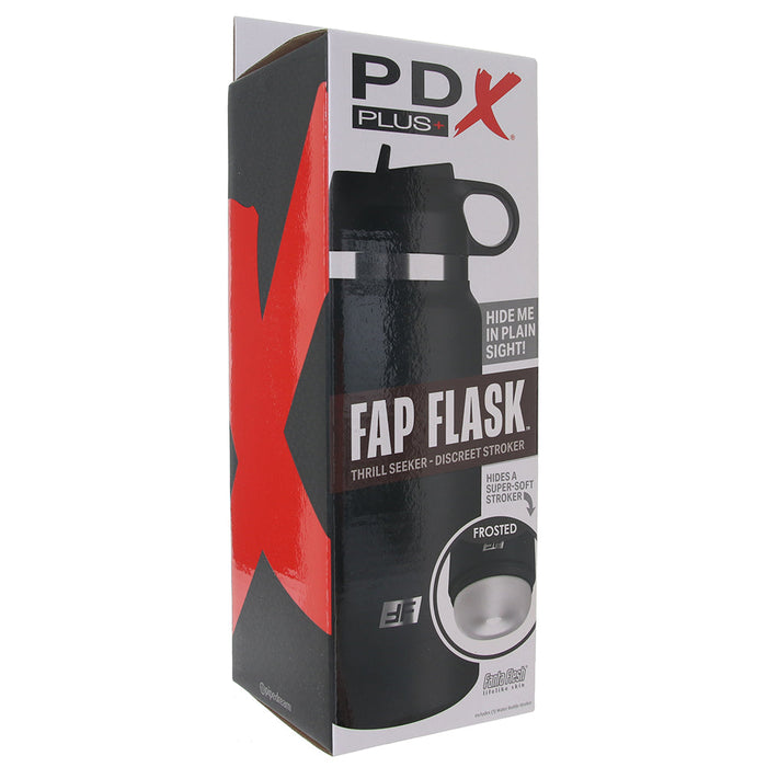 PDX Plus Fap Flask Discreet Stroker in Frosted