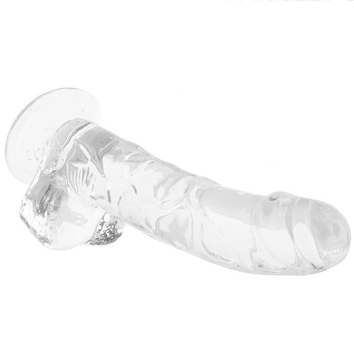 King Cock 9 Inch Ballsy Dildo in Clear