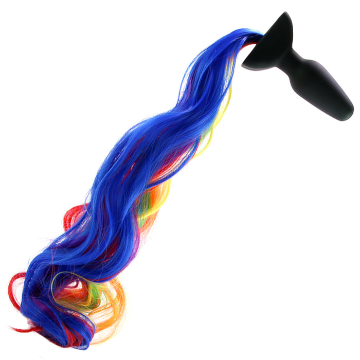 Tailz Rainbow Pony Vibrating Anal Plug