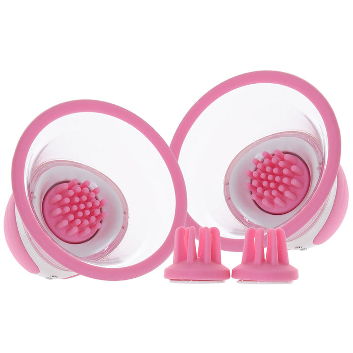 Size Matters Rotating Nipple Suckers in Pink