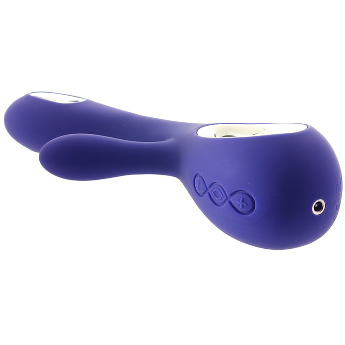 SORAYA Wave G-Spot and Clitoral Vibrator in Midnight Blue