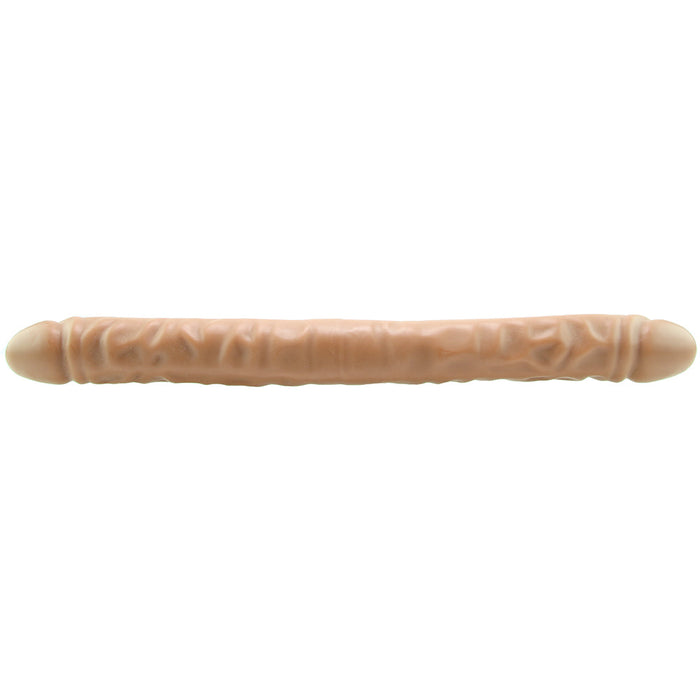 Dr. Skin 18 Inch Double Ended Dildo in Mocha