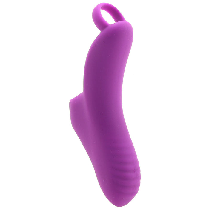 Fuzu Silicone Fingertip Massager Vibe in Purple