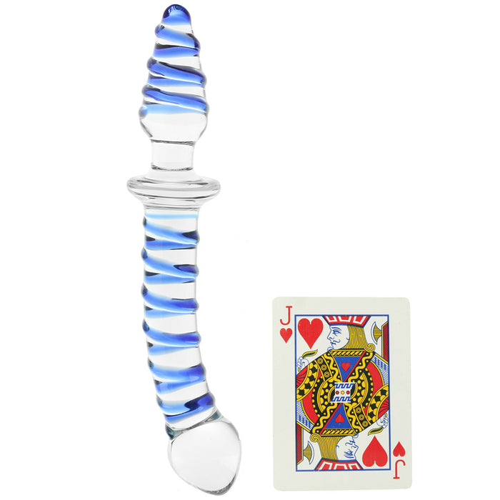 gläs 10 Inch Mr. Swirly Double Dildo & Butt Plug