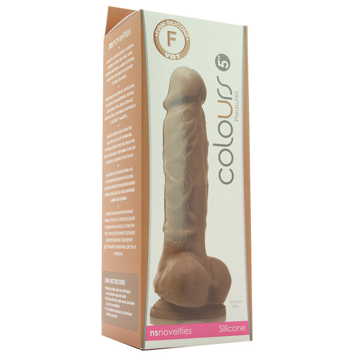 Colours Pleasures 5 Inch Dildo in Brown