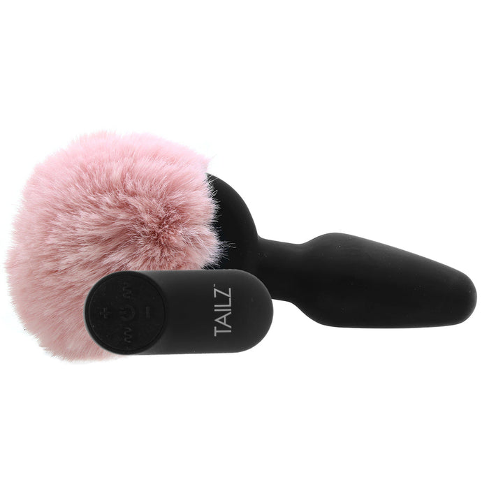 Tailz Vibrating Pink Bunny Tail Anal Plug