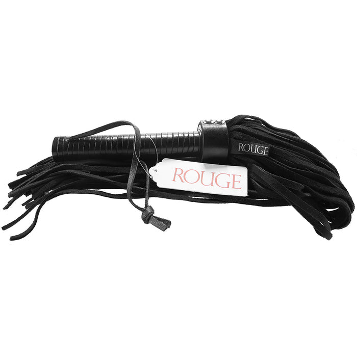 Long Suede Flogger in Black