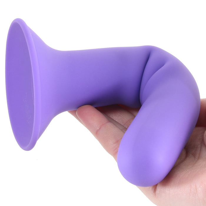 Marin 8 Inch Posable Slim Dildo in Purple