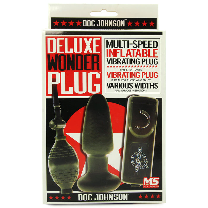 Deluxe Wonder Inflatable Butt Plug in Black