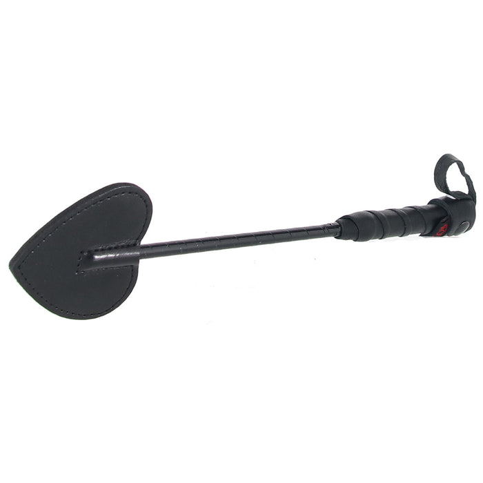 Leather Mini Spade Paddle in Black