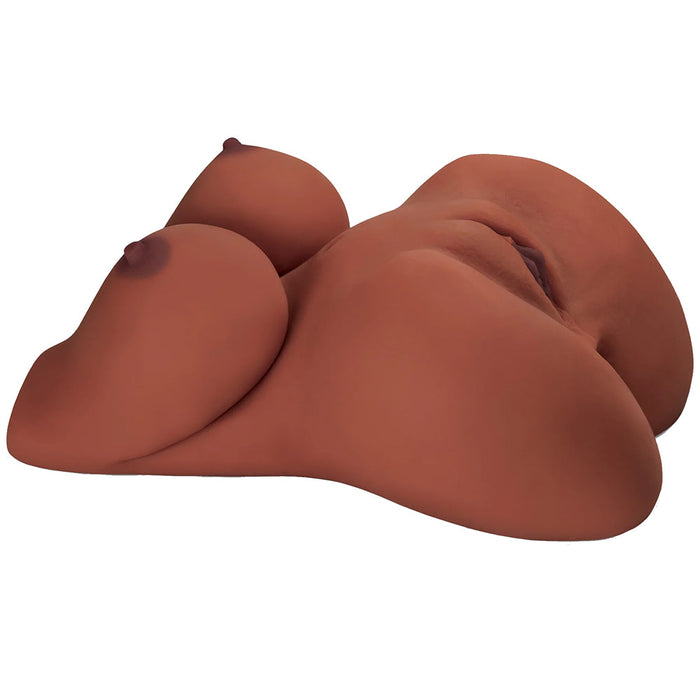 PDX EZ Bang Torso Realistic Masturbator in Brown