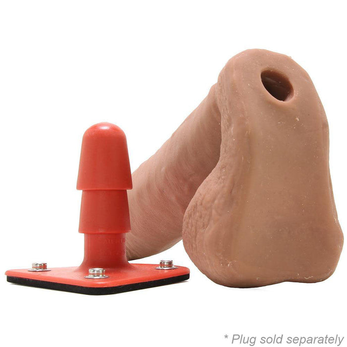 8 Inch ULTRASKYN Vac-U-Lock Cock in Brown