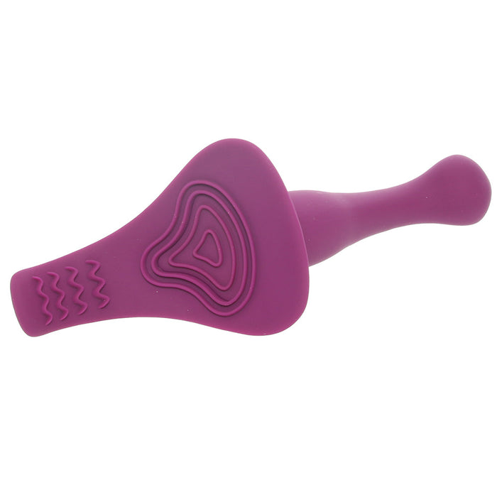 ME2 Vibrating Silicone Strap-On Ready Probe in Purple