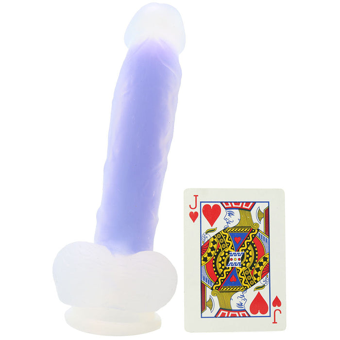 Luminous Glow In The Dark Dildo in Blue