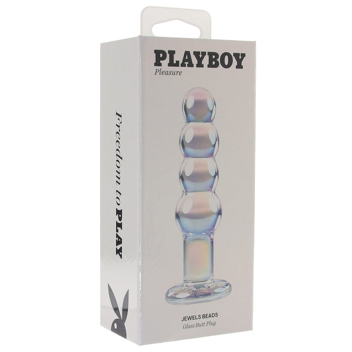 Playboy Jewels Beads Glass Plug