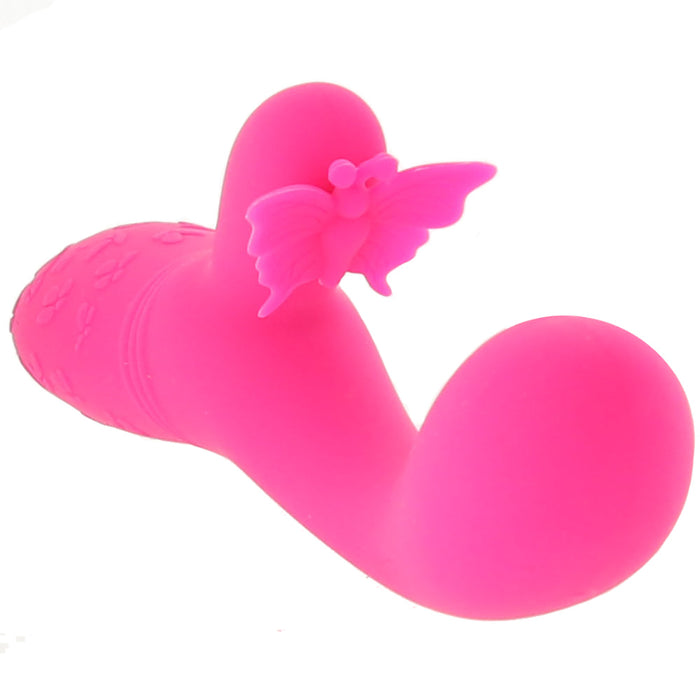 Butterfly Kiss Rechargeable Flutter Vibe in Pink