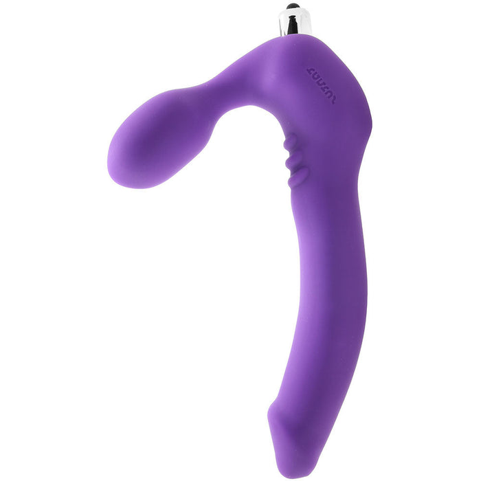 Strapless Original Double Vibrating Dildo in Violet