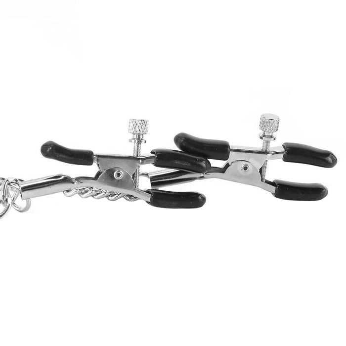 nipple play Triple Intimate Clamps in Silver