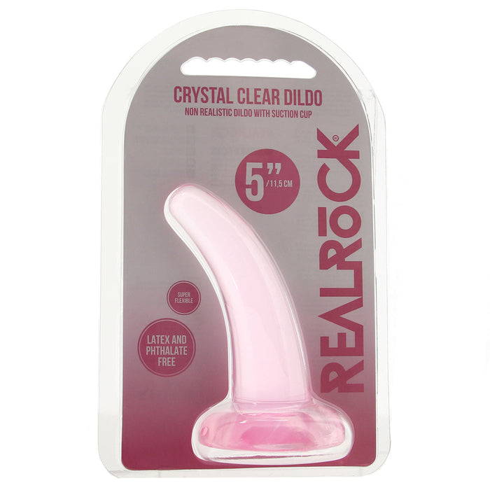 RealRock 5 Inch Slim Dildo in Pink