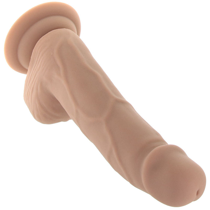 Silicone Studs 6 Inch Dildo in Brown