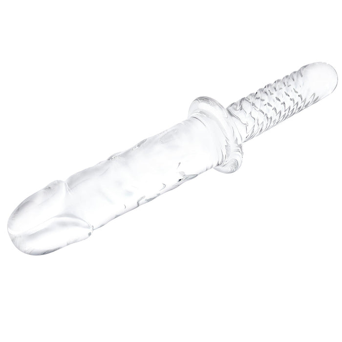 gläs 11 Inch Girthy Cock Double Ended Dildo