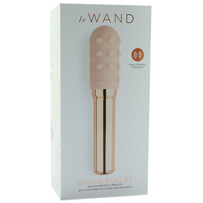 Le Wand Grand Bullet Rechargeable Vibe in Rose Gold