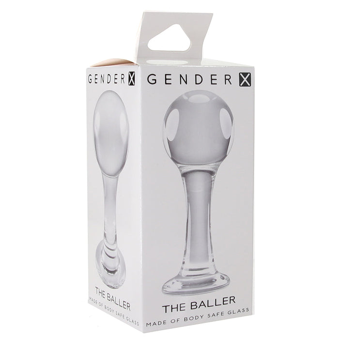 Gender X The Baller Glass Plug