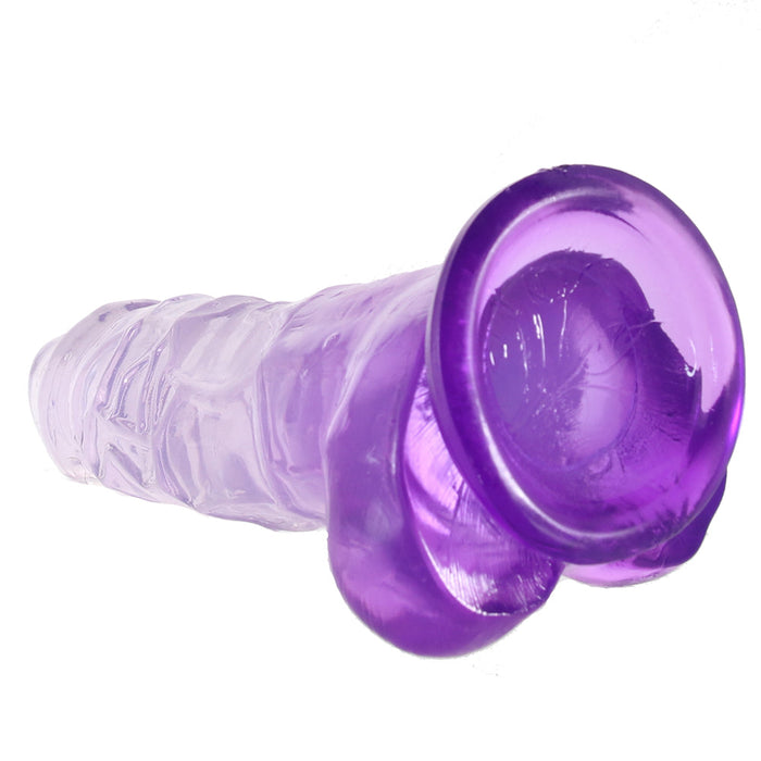 King Cock 8 Inch Ballsy Dildo in Purple