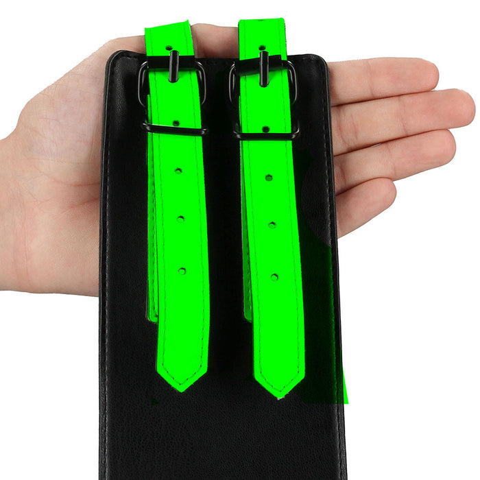 Ouch! Glow In The Dark Bondage Belt with Cuffs /M