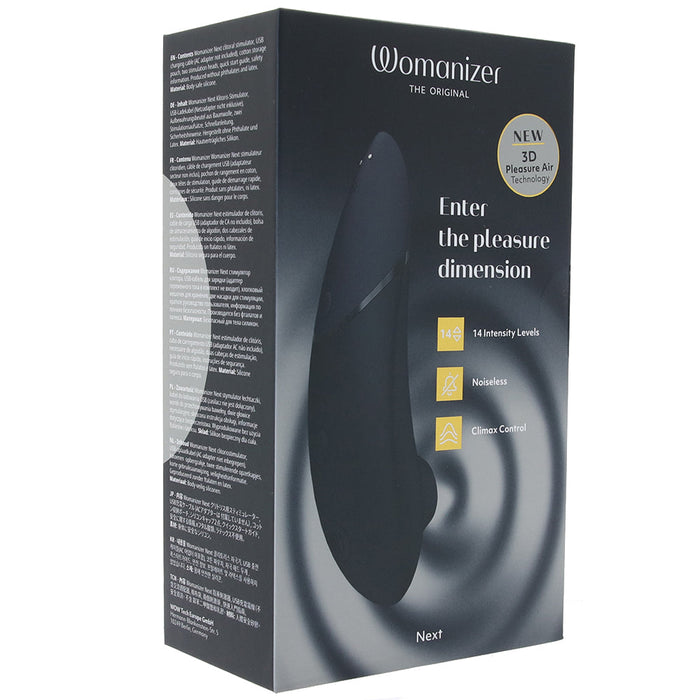 Womanizer Next 3D Pleasure Air Stimulator in Black