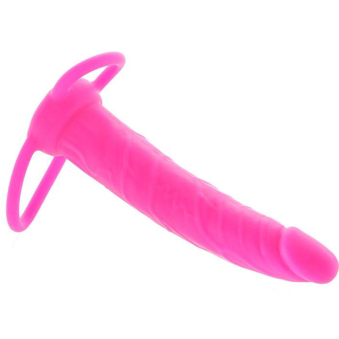 Silicone Love Rider Dual Penetrator in Pink